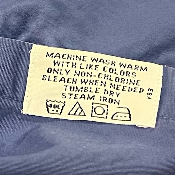 Kenneth Cole Solid Blue Men’s Long Sleeve Button Down Dress Shirt Large 16 - Picture 5 of 6